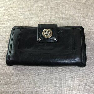 Y2K Marc Jacobs Black Long Turnkey Wallet